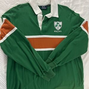 Ireland Green and Orange Rugby Shirt